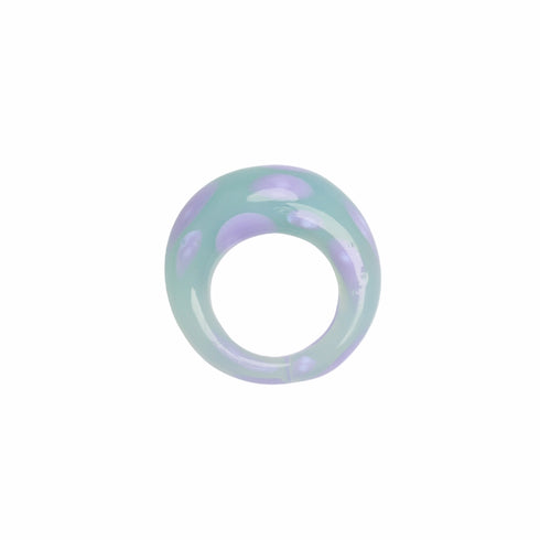 POLKA DOT GLASS RING
